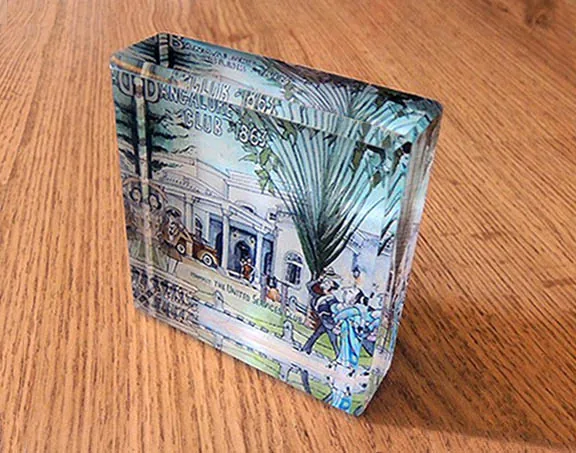 Bangalore Club Paperweight