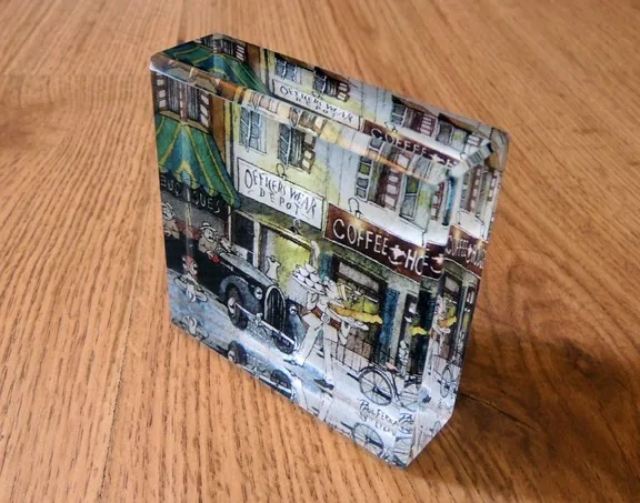 Coffee House Paperweight