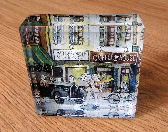 Coffee House Paperweight