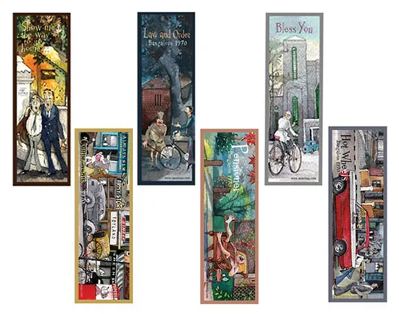 Bangalore Bookmarks Set