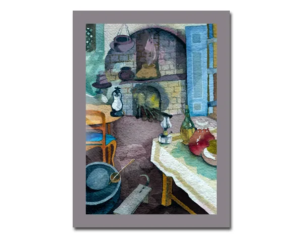 Inside the Old House -  Kitchen