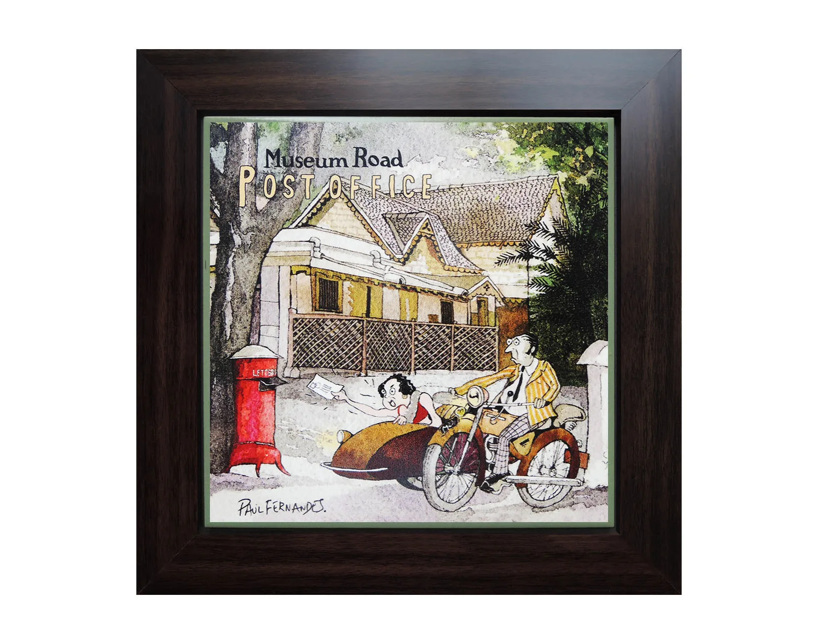 Post Office Framed Tile